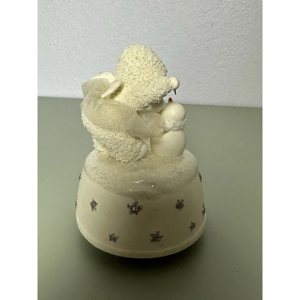 Dept 56 Snowbabies Music Box A‎ Little Holiday Magic Plays Let It Snow Figurine